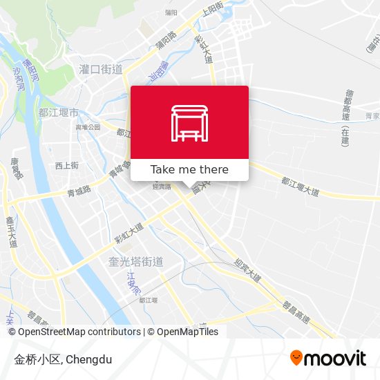 金桥小区 map