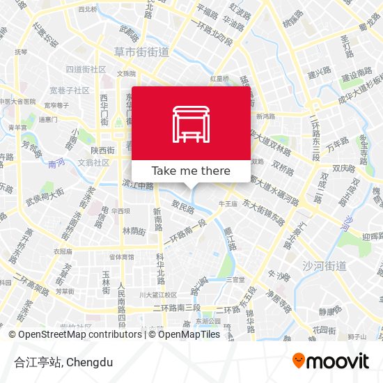 合江亭站 map