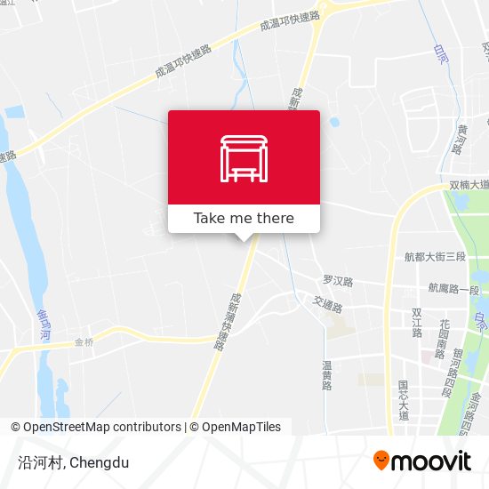 沿河村 map