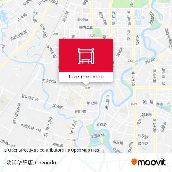 欧尚华阳店 map