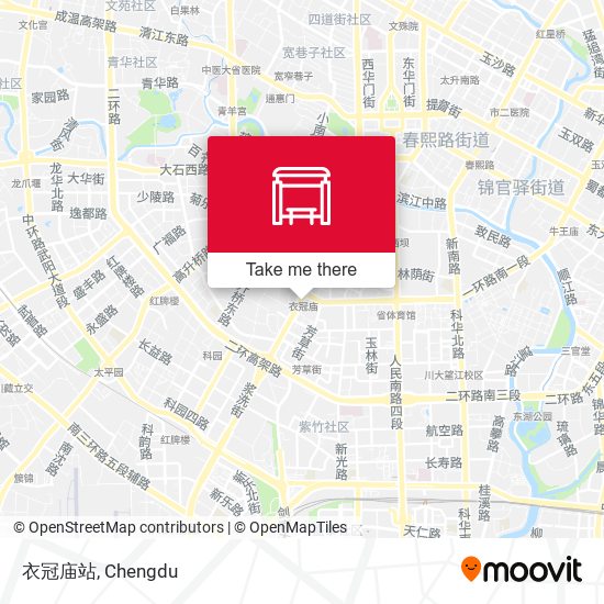 衣冠庙站 map