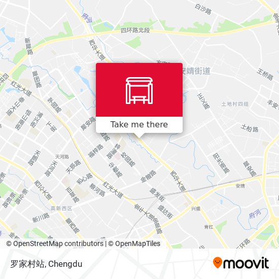 罗家村站 map