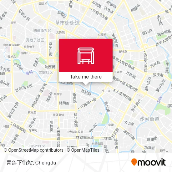 青莲下街站 map