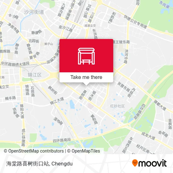 海棠路喜树街口站 map
