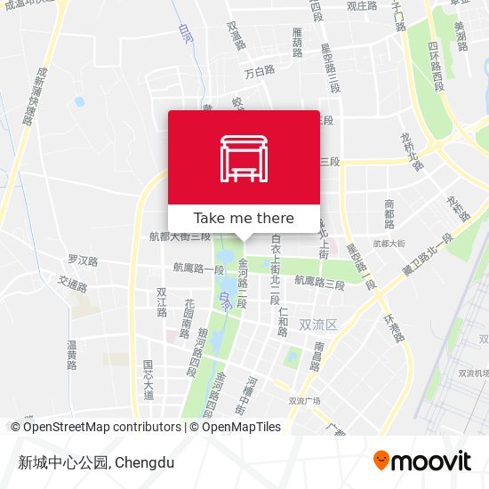 新城中心公园 map