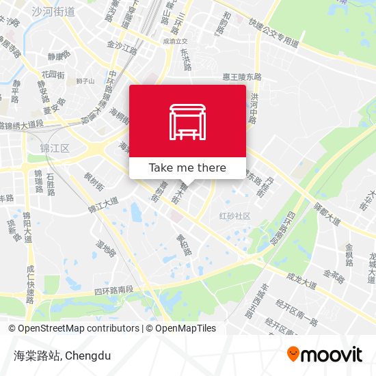 海棠路站 map