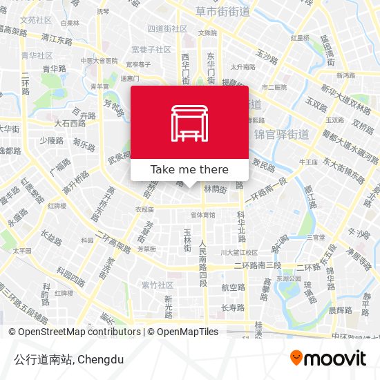 公行道南站 map