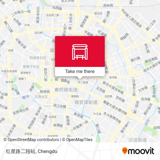 红星路二段站 map