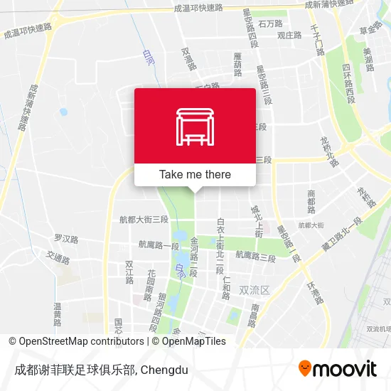 成都谢菲联足球俱乐部 map