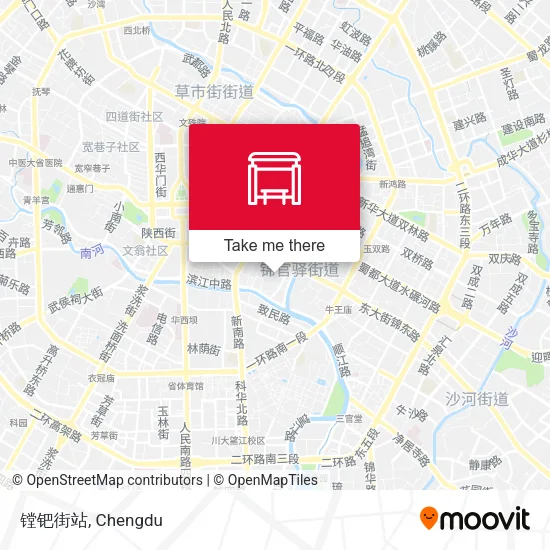 镗钯街站 map