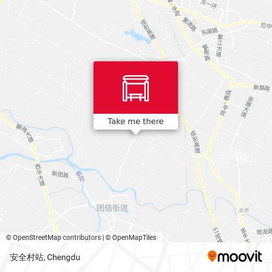 安全村站 map