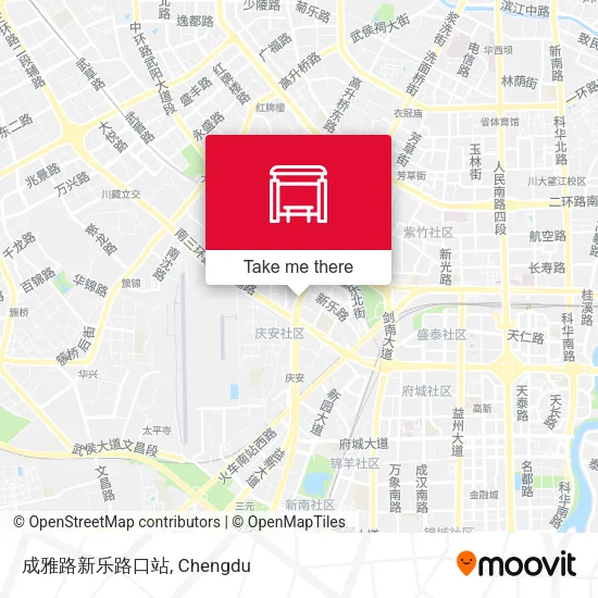 成雅路新乐路口站 map