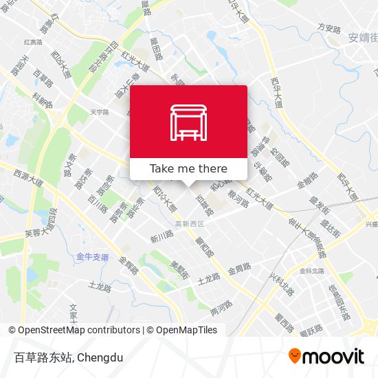 百草路东站 map