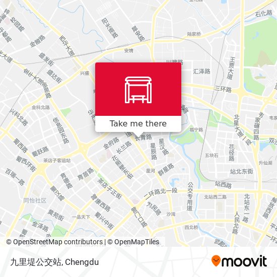 九里堤公交站 map