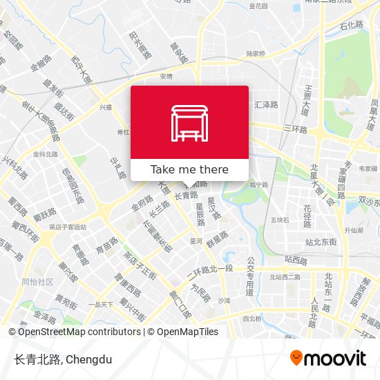 长青北路 map