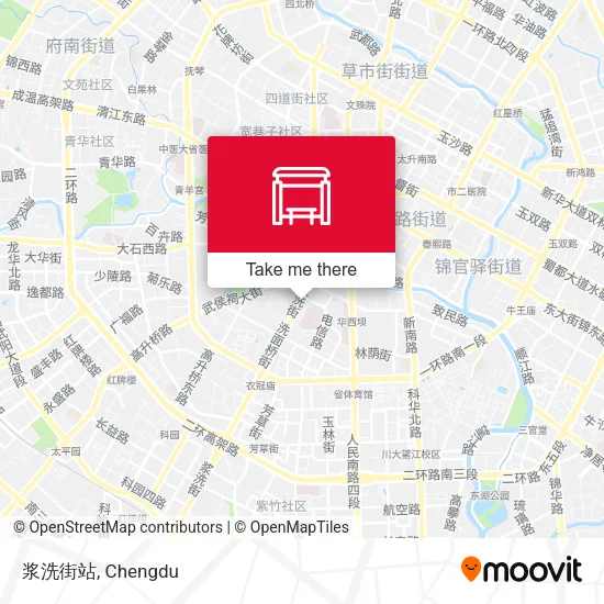 浆洗街站 map