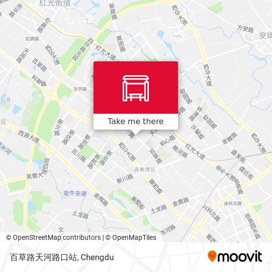 百草路天河路口站 map