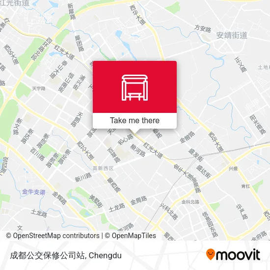 成都公交保修公司站 map