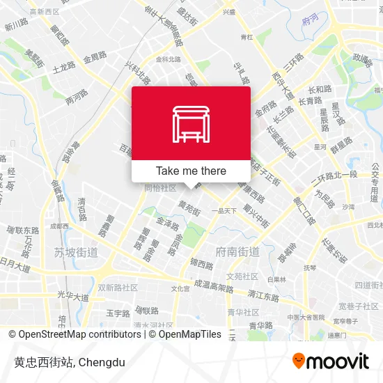 黄忠西街站 map
