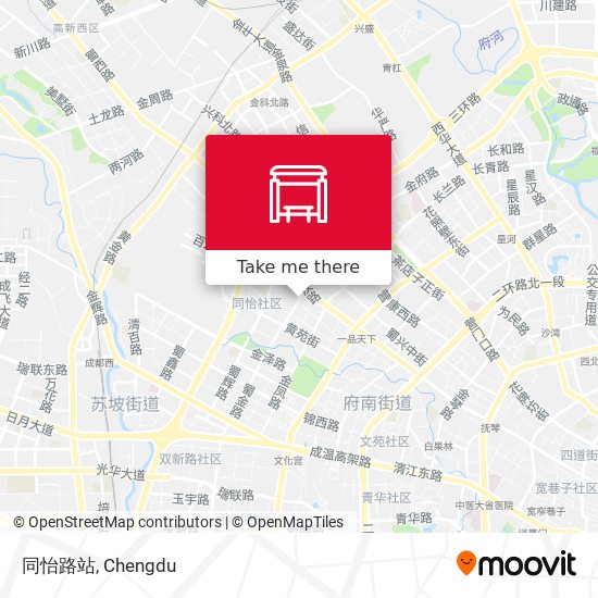 同怡路站 map