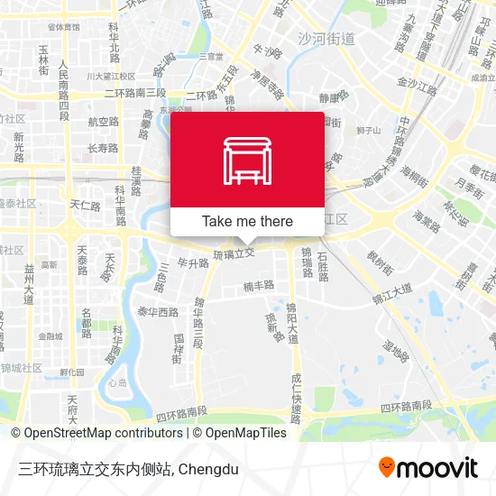 三环琉璃立交东内侧站 map