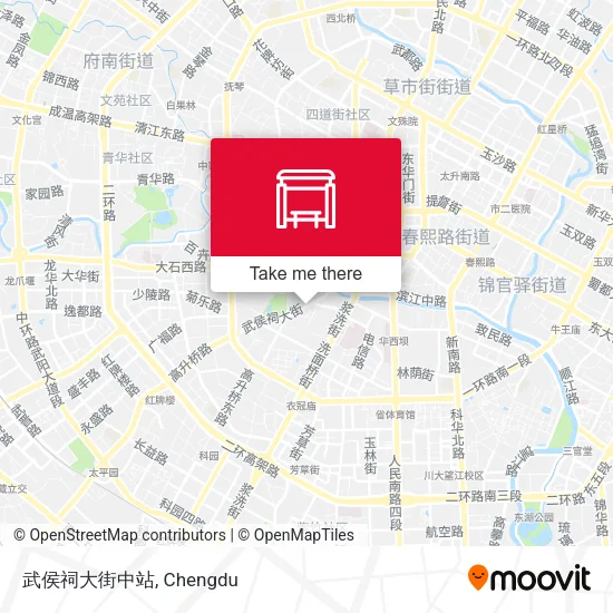 武侯祠大街中站 map