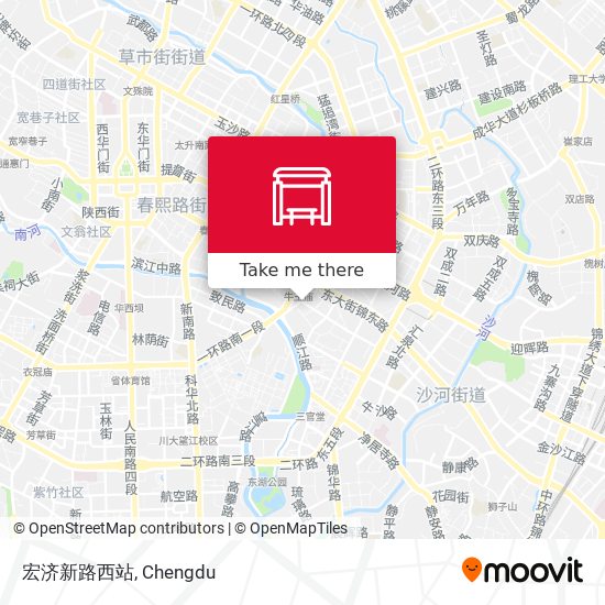 宏济新路西站 map
