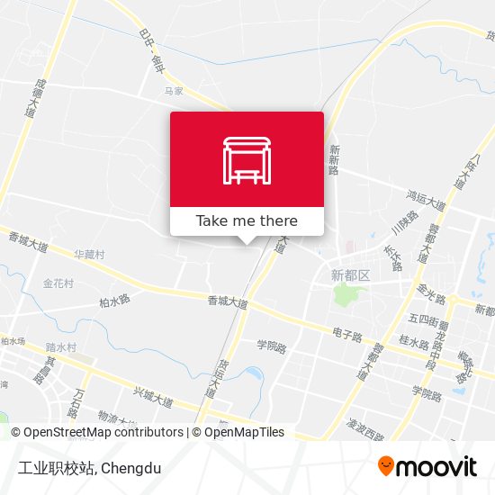 工业职校站 map