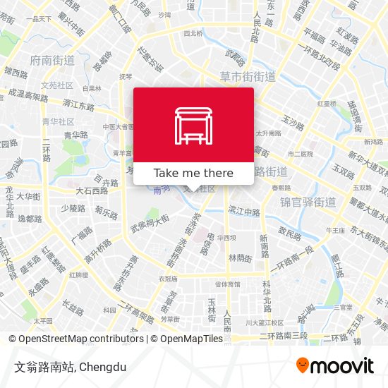 文翁路南站 map