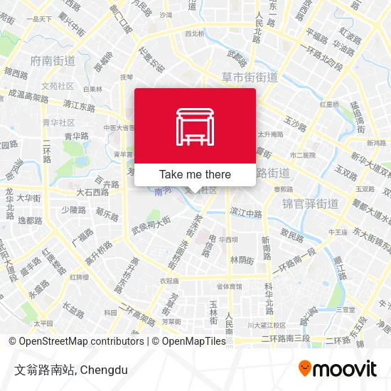 文翁路南站 map