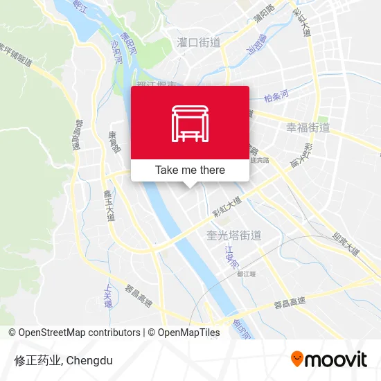 修正药业 map