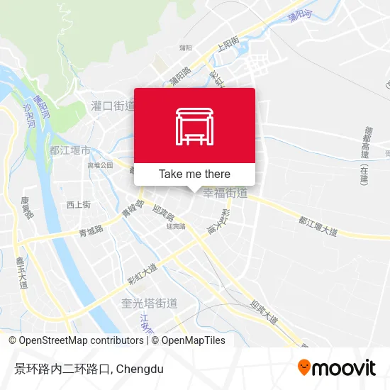 景环路内二环路口 map
