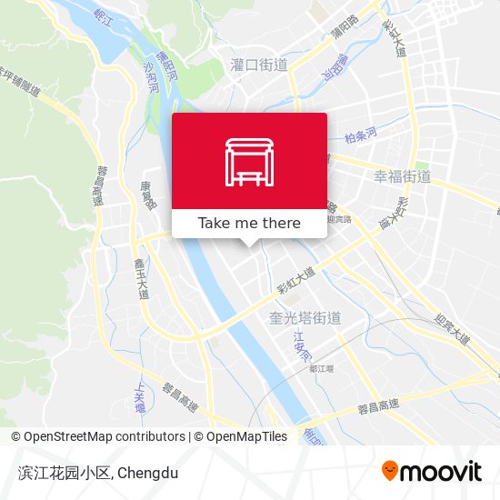 滨江花园小区 map