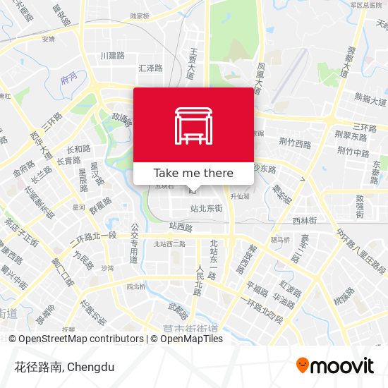 花径路南 map