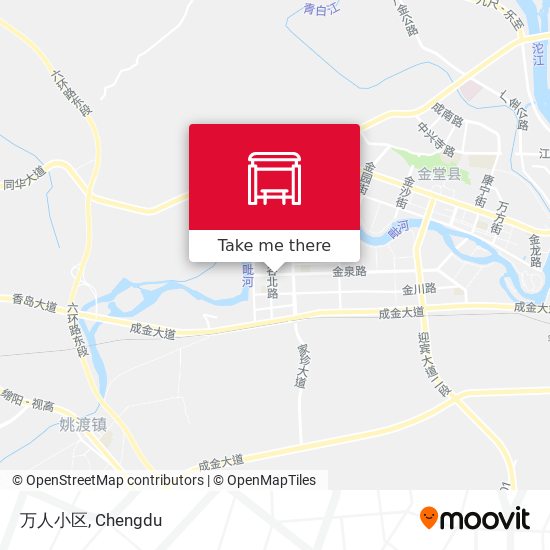 万人小区 map