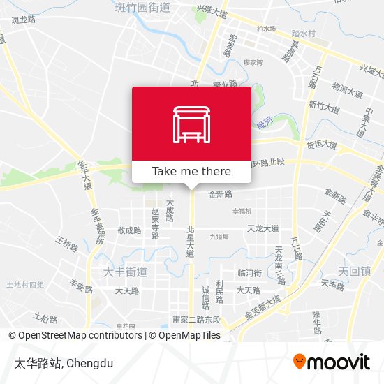 太华路站 map