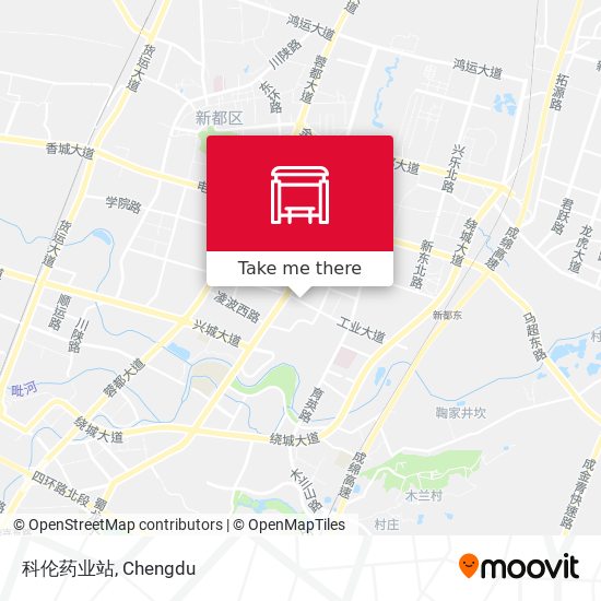 科伦药业站 map