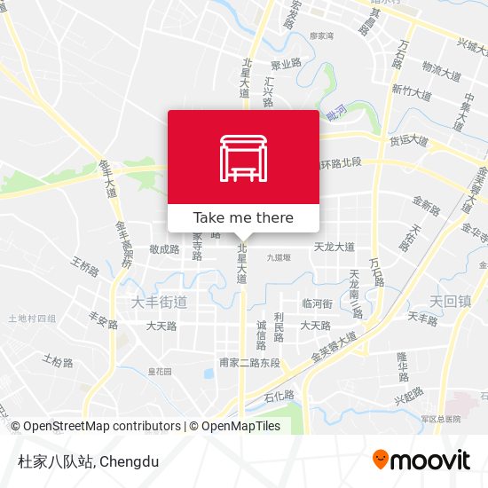 杜家八队站 map