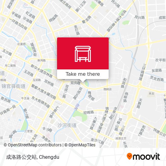 成洛路公交站 map