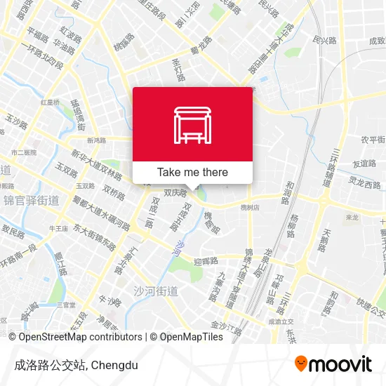 成洛路公交站 map