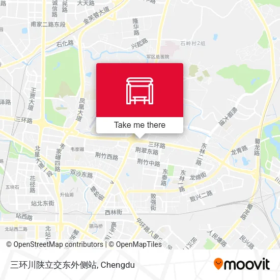 三环川陕立交东外侧站 map