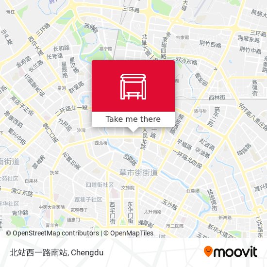 北站西一路南站 map