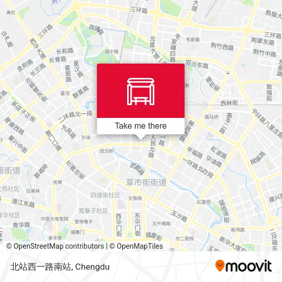 北站西一路南站 map