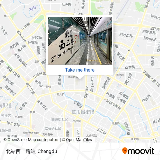 北站西一路站 map