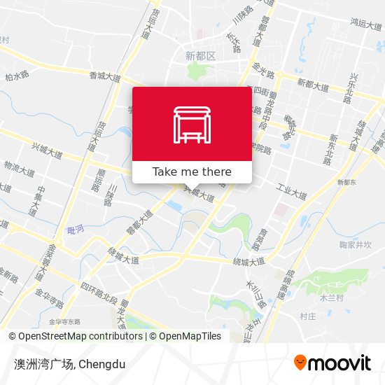 澳洲湾广场 map