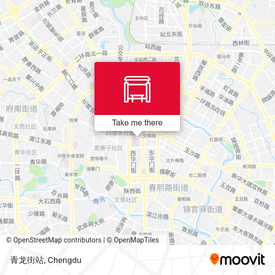 青龙街站 map