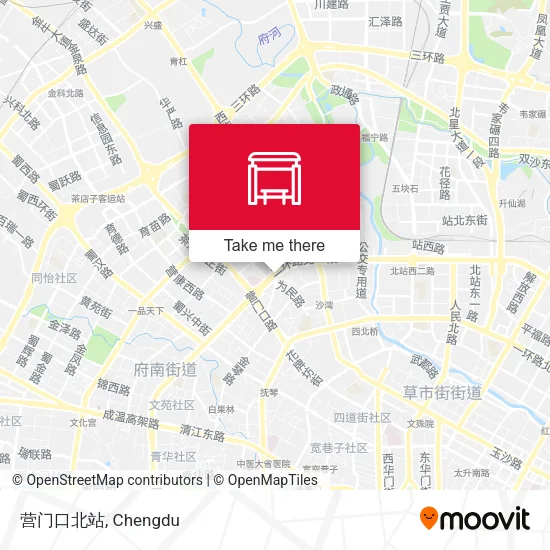 营门口北站 map