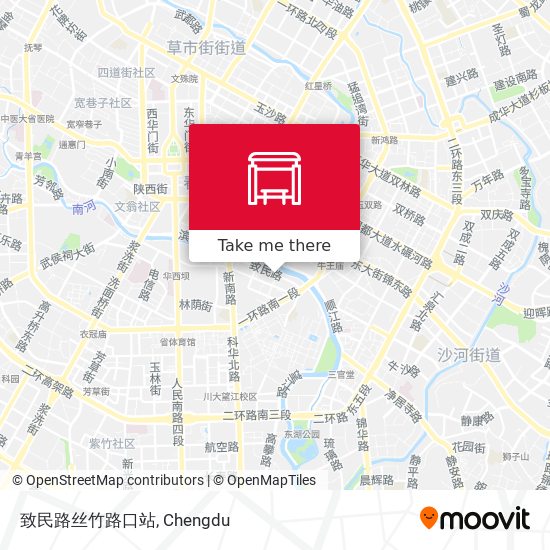 致民路丝竹路口站 map
