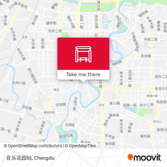 音乐花园站 map