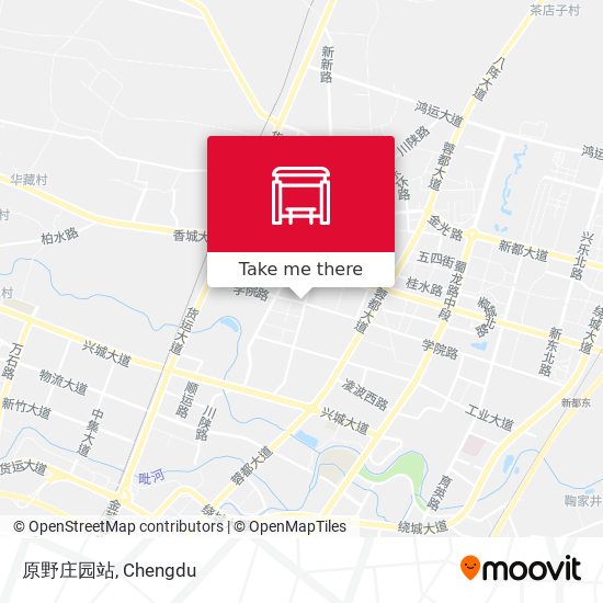 原野庄园站 map